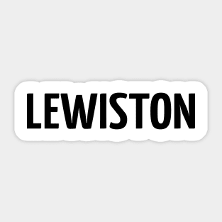 Lewiston Sticker